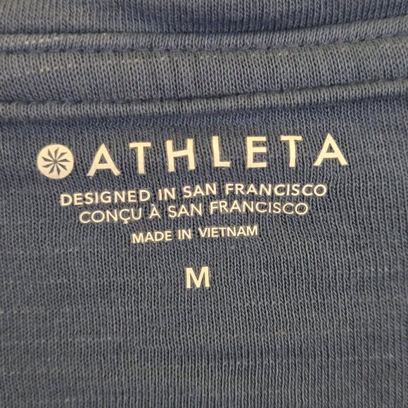 Athleta Sundown Alliance Hoodie Sweatshirt Cottage Blue Size M - Picture 5 of 8